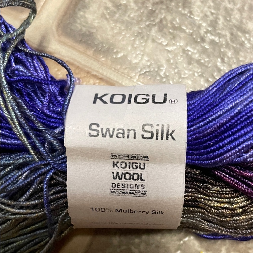 Koigu Swan Silk Yarn - Picture 2 of 5